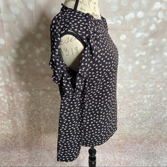 FREE Press Ruffle Cold Shoulder Top - Picture 4 of 9